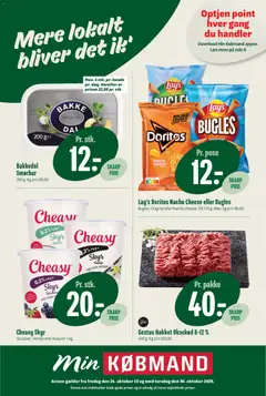 Eksempel på tilbudsavis Tilbudsavis fra butik Min Købmand gyldig fra 24/10/2025