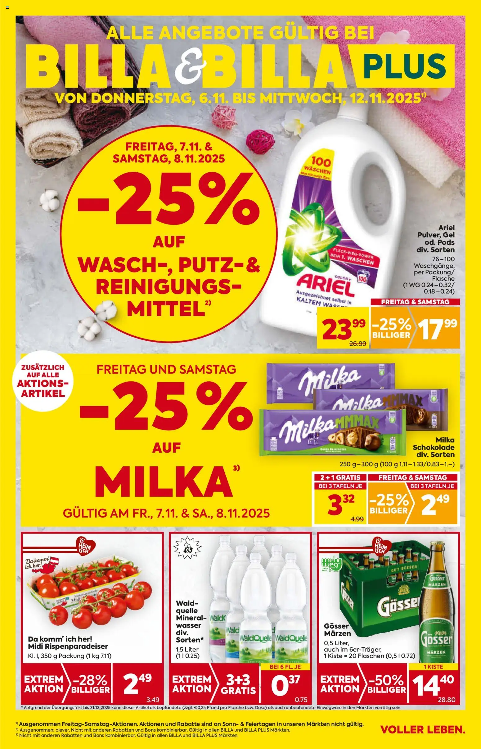 Vorschau der Angebote: Billa Prospekt aktuell gültig ab 06.11.2025