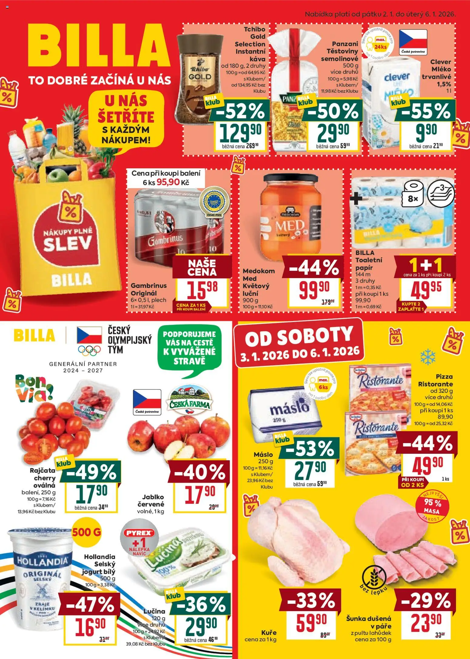 Náhled nabídky: Billa Malý leták platný od 02.01.2026