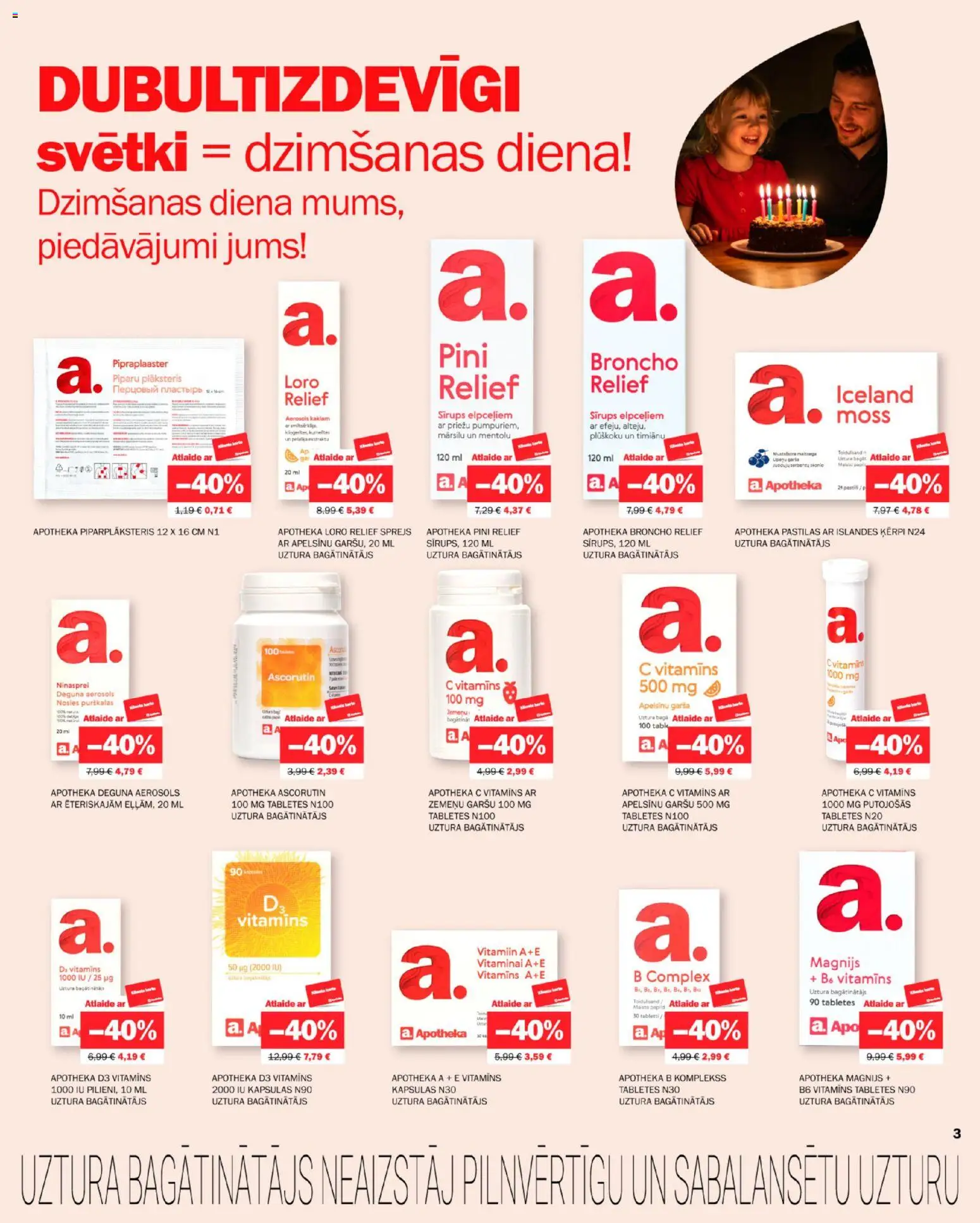 Skatīt Apotheka akciju bukletu, derīgs no 2026.01.01