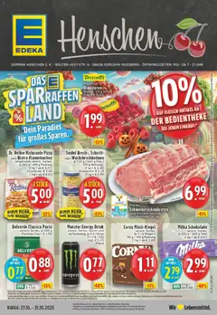 Vorschau von dem Prospekt des Geschäftes Edeka, gültig ab dem 26.10.2025