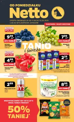 Pogląd gazetki "Gazetka spożywcza" ze sklepu Netto ważnej od 11.08.2025