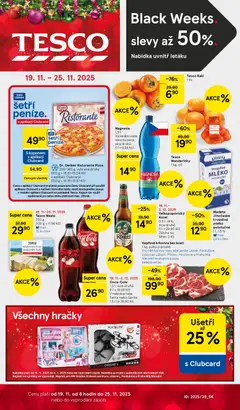 Náhled nabídky: Tesco Black Friday platný od 19.11.2025