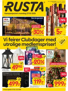 Forhåndsvis Kundeavis fra butikk Rusta gyldig fra 27/10/2025
