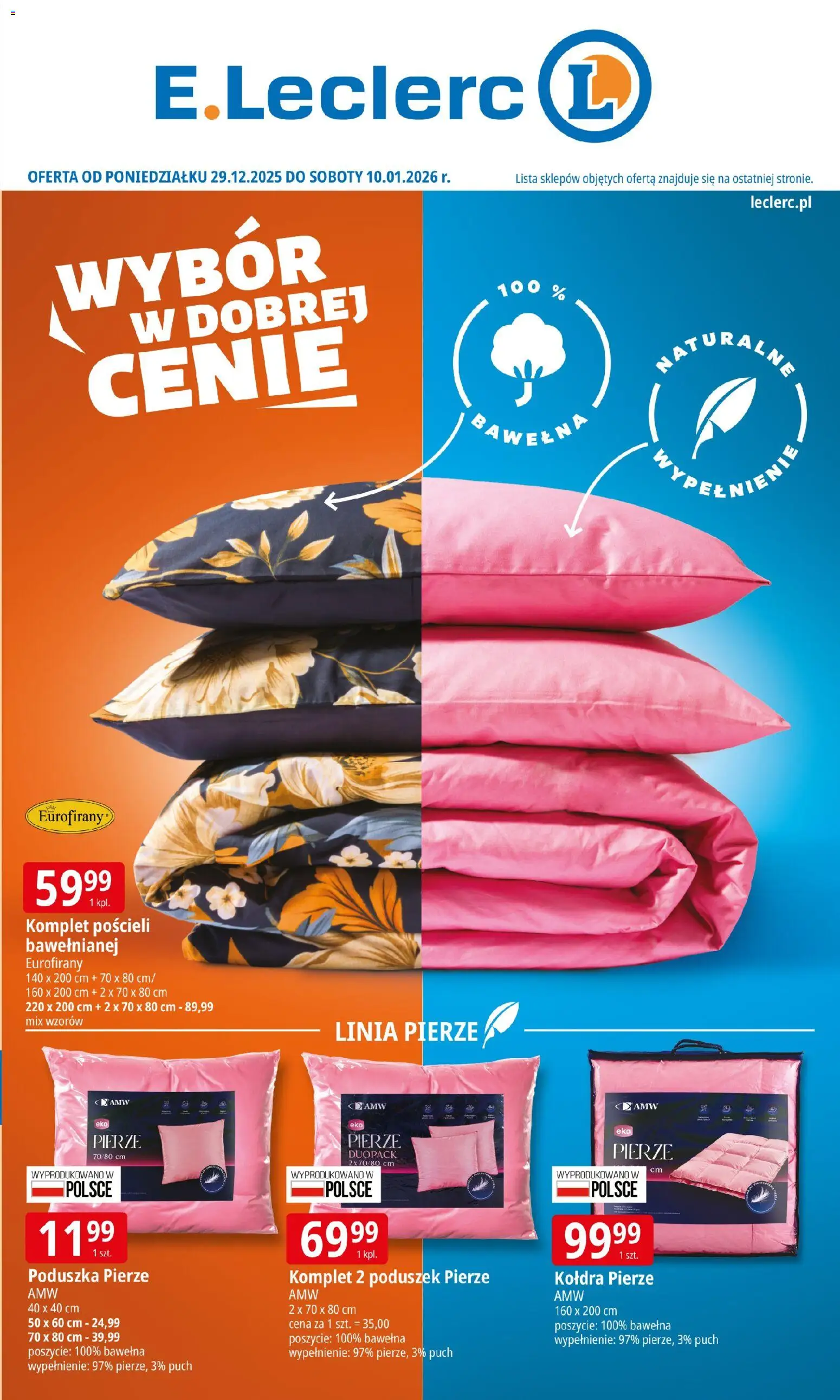 Pogląd gazetki "Gazetka" ze sklepu E.Leclerc ważnej od 29.12.2025