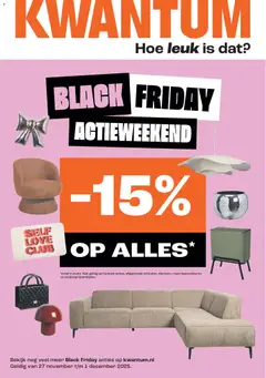 Voorbeeld van Black Friday van winkel Kwantum geldig vanaf 27-11-2025