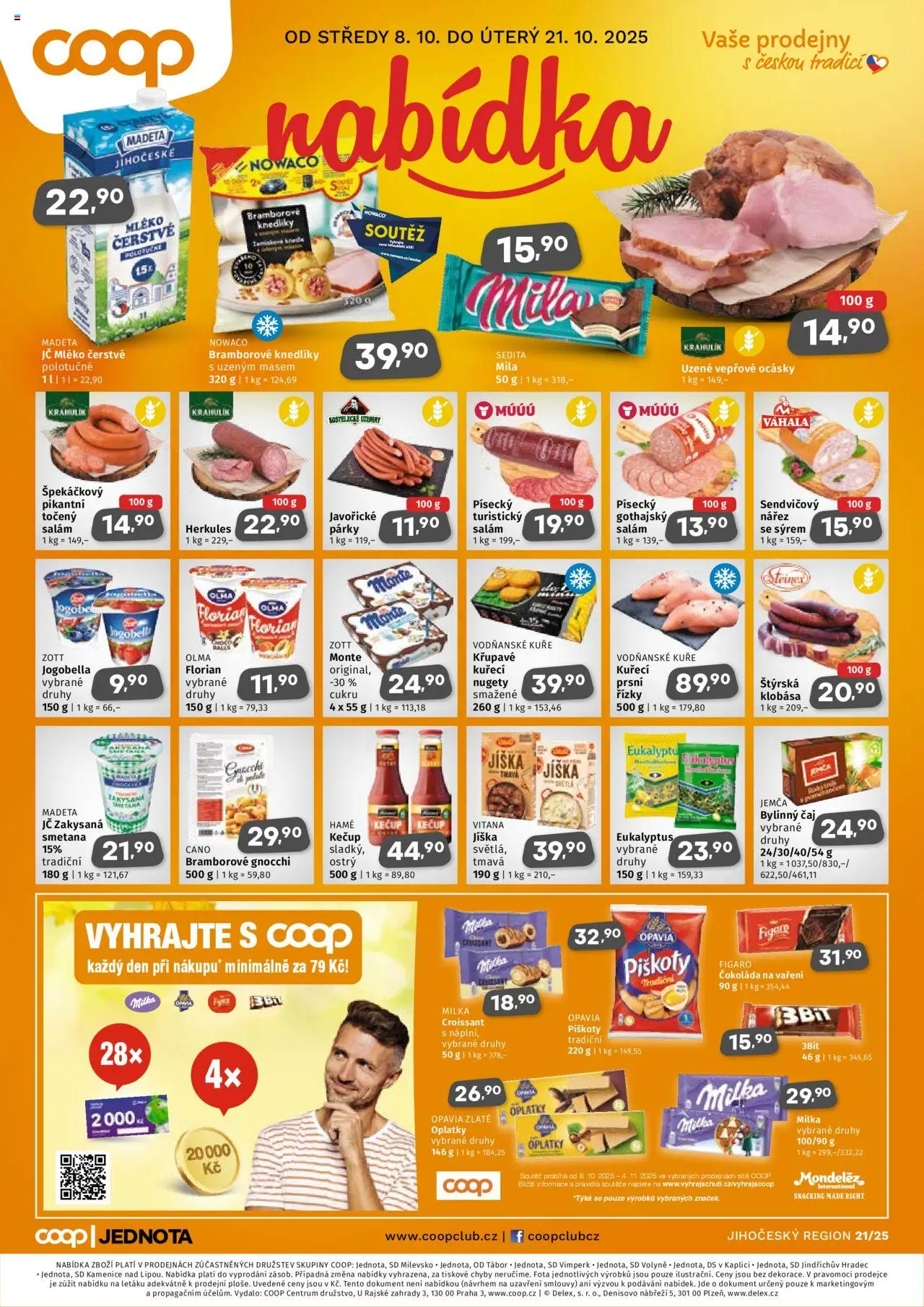  COOP Leták - Jihočeský region (08.10.2025) - Jednota leták