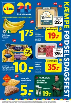 Eksempel på tilbudsavis Tilbudsavis fra butik Lidl gyldig fra 31/08/2025