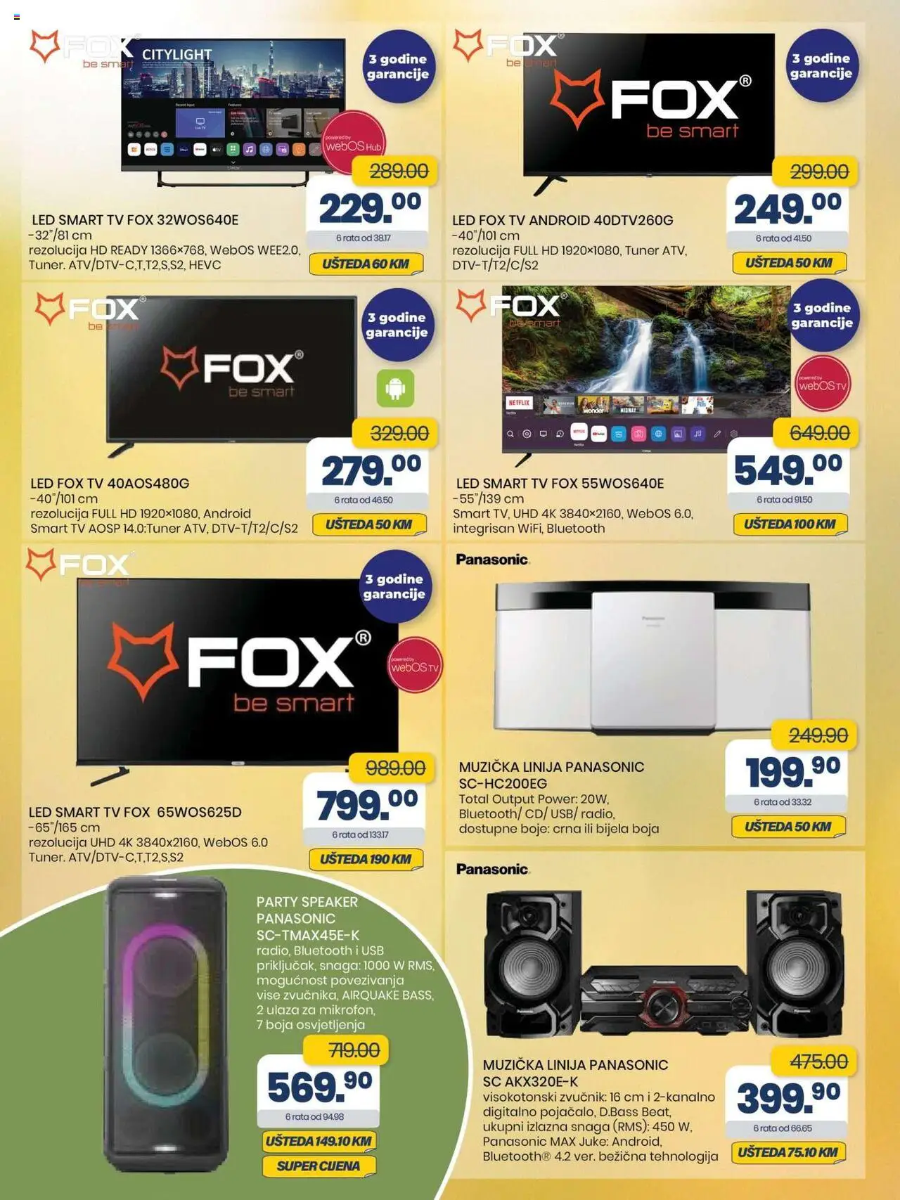 Pregled letka Katalog trgovine FIS vrijedi od 2025.10.10