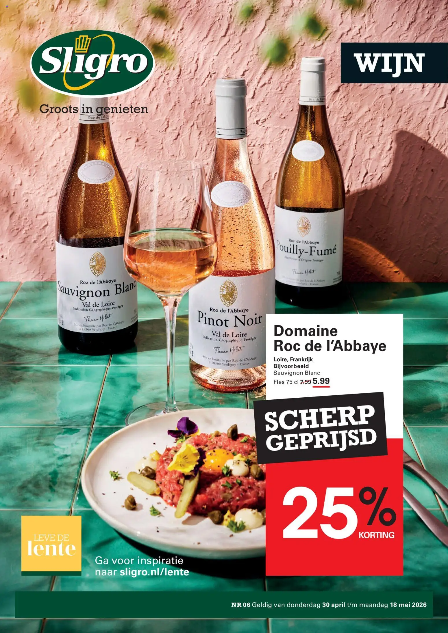 Voorbeeld van Sligro folder - Wijn van winkel Sligro geldig vanaf 30-04-2026