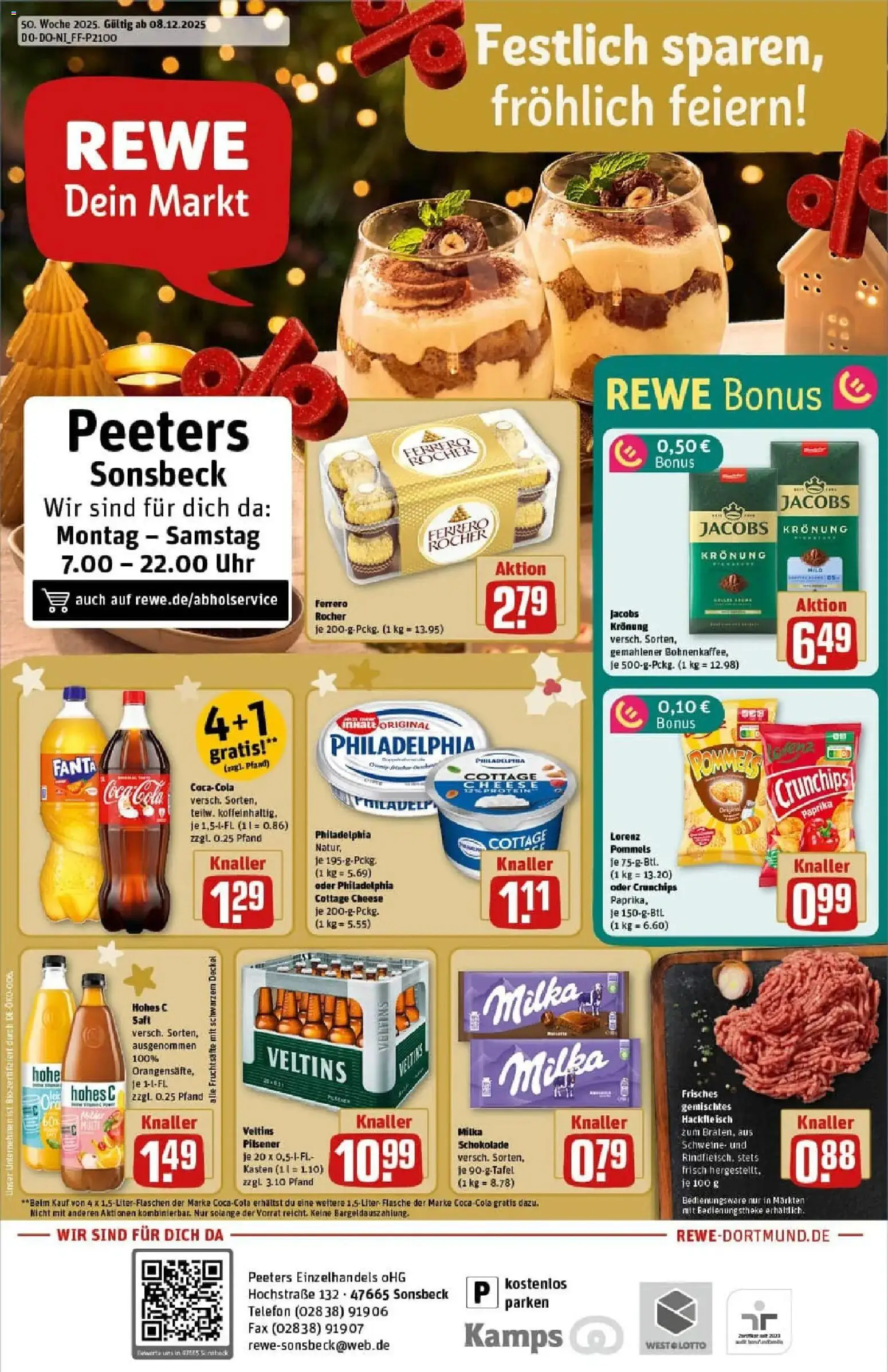 Vorschau von dem Prospekt des Geschäftes Rewe, gültig ab dem 07.12.2025