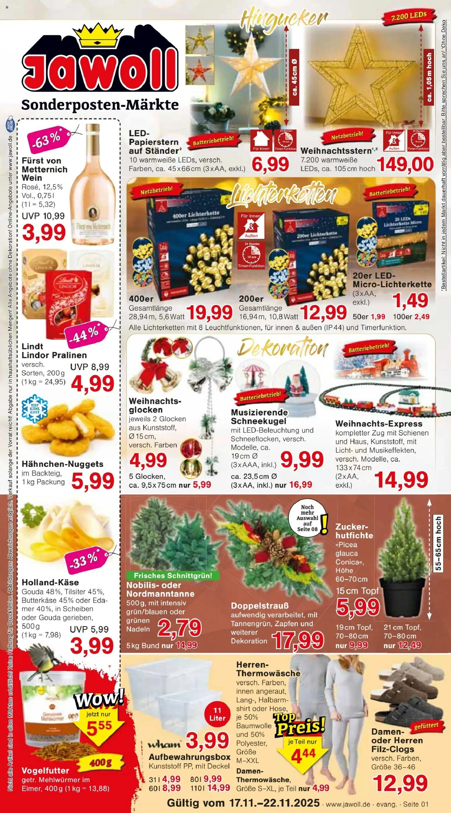 Vorschau von dem Prospekt des Geschäftes Jawoll, gültig ab dem 17.11.2025
