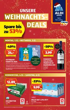 Vorschau des Merkblatts Aktionen Unsere Weihnachtsdeals vom Shop Aldi gültig von 01.12.2025 bis 13.12.2025