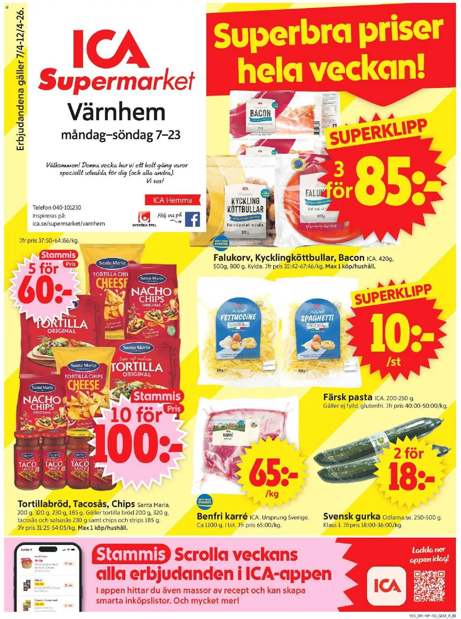 Förhandsgranska reklamblad Malmö från butik ICA Supermarket gäller från 06/04/2026