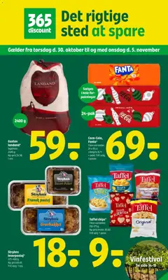 Eksempel på tilbudsavis Tilbudsavis fra butik Coop 365 gyldig fra 30/10/2025