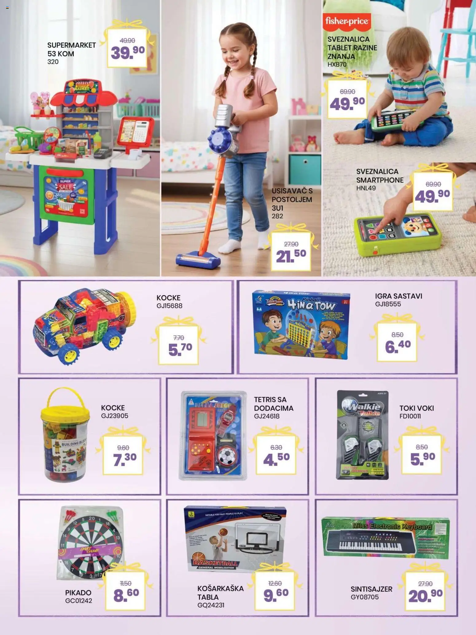 Pregled letka Čarobni svijet igračaka trgovine FIS vrijedi od 2025.12.01