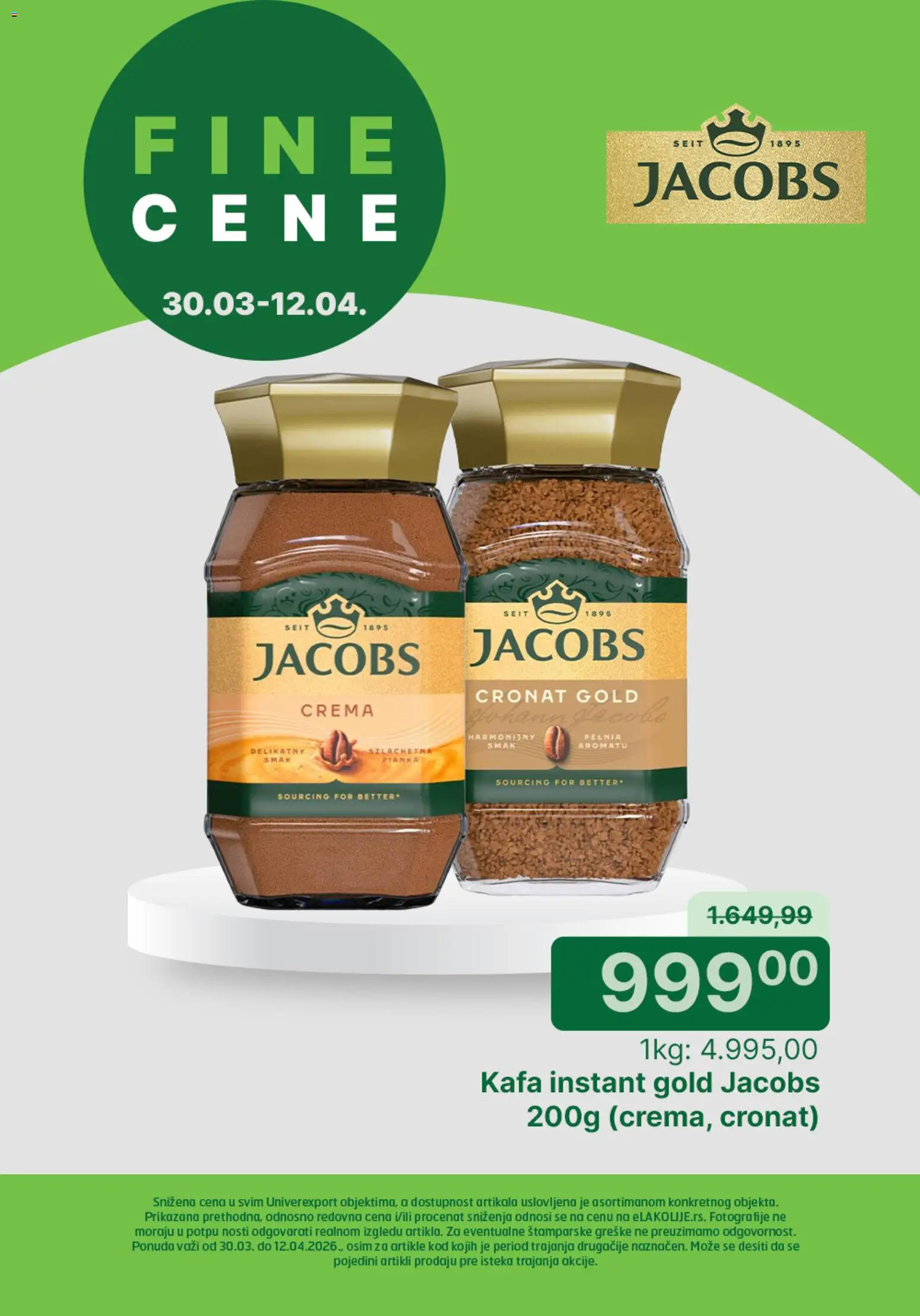 Pregled Univerexport kataloga - važi od 30.03.2026