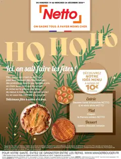 Prévisualisation de Menu Festif du magasin Netto formulaire valide 19/12/2025