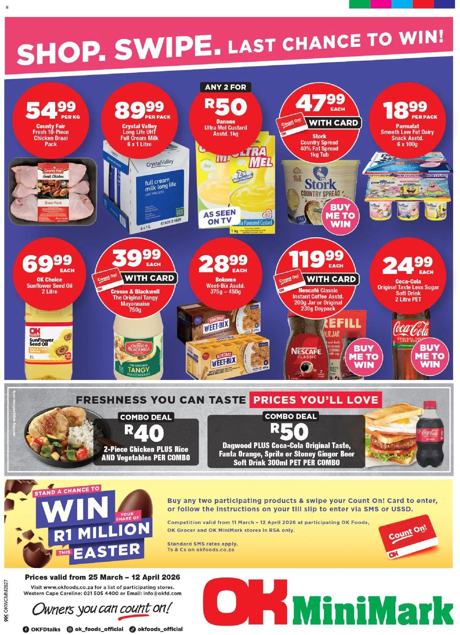 Preview of OK Foods flyer valid from 25/03/2026