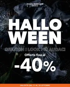 Anteprima dell'opuscolo Volantino Halloween dal negozio Yves Rocher valido da 17/10/2025