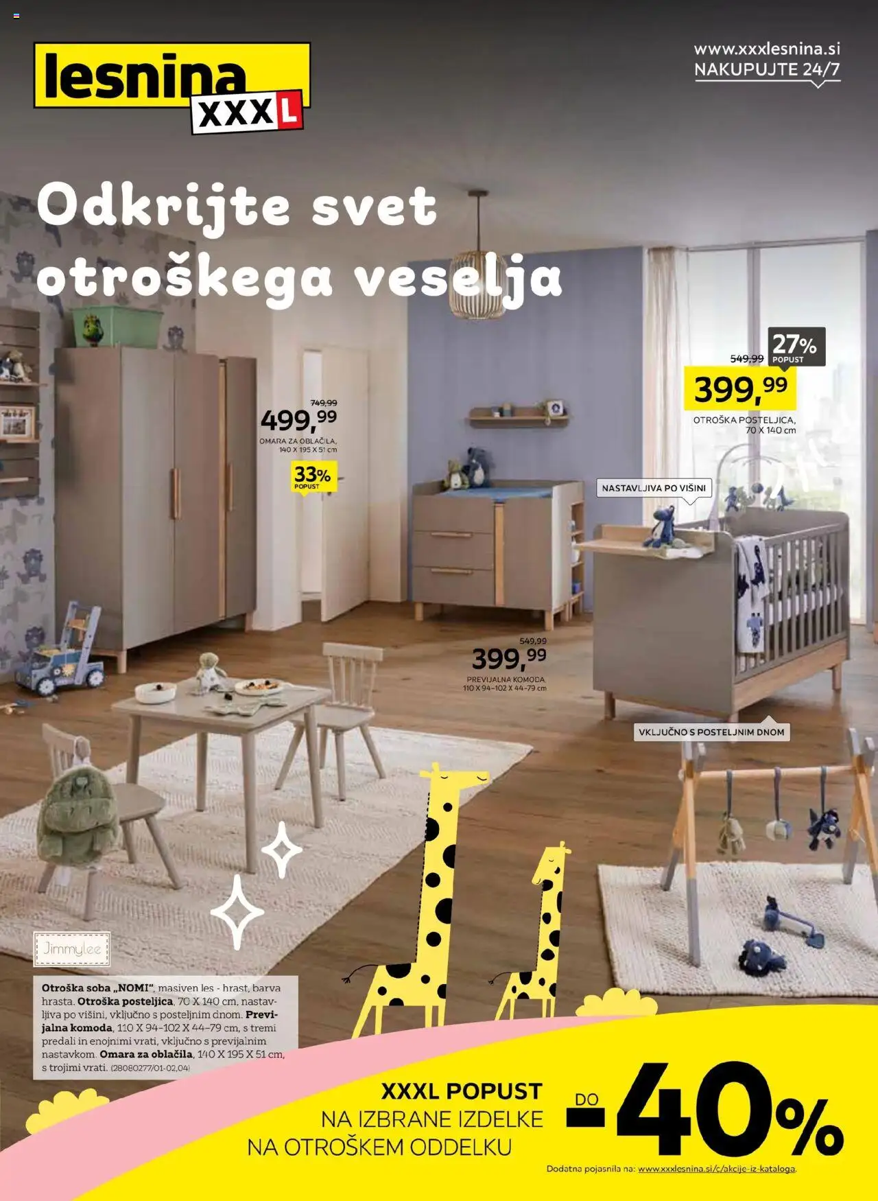XXXL Lesnina Katalog odkrijte svet otroškega veselja od 01.09.2025 - aktualna ponudba - stran 1