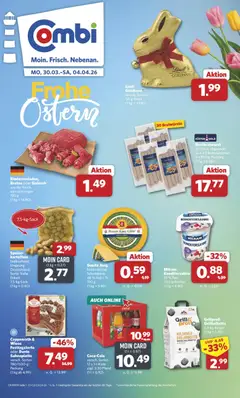 Vorschau von dem Prospekt des Geschäftes Combi, gültig ab dem 30.03.2026
