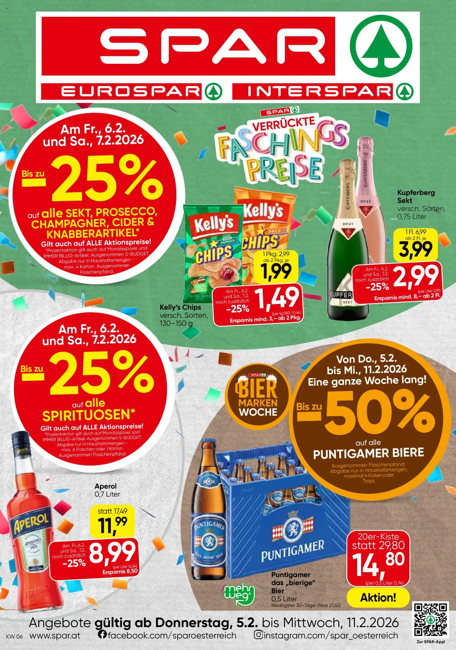 Vorschau der Angebote: Spar Kärnten Fasching gültig ab 05.02.2026