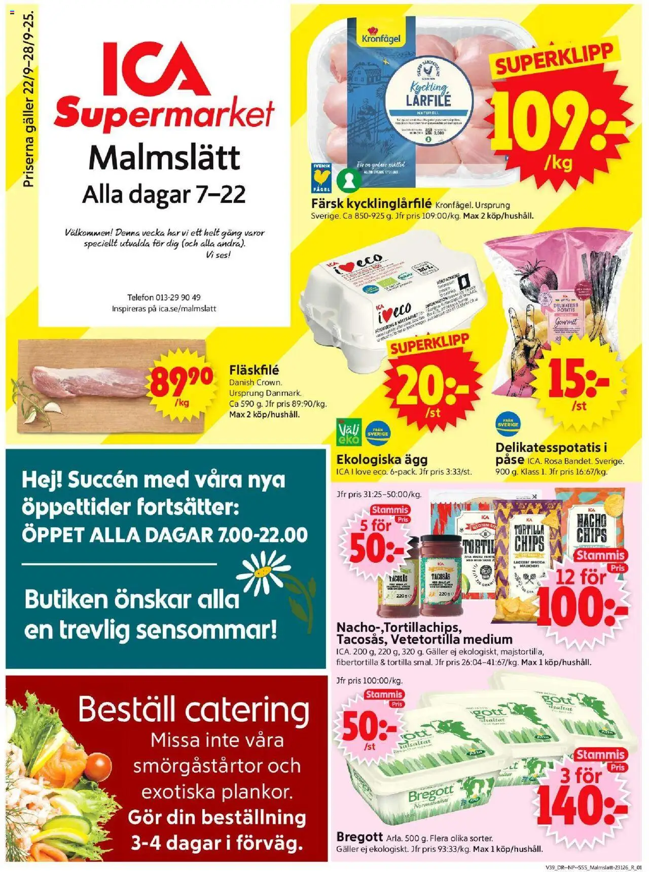 Linköping är giltig 22/09 2025 > Veckans Erbjudanden gäller från 22/09/2025 till 28/09/2025 sidnummer 1