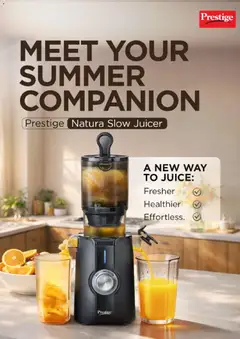 Preview of leaflet Prestige Catalogue from store Prestige is valid from 03/04/2026