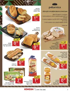Pregled letka Katalog trgovine Konzum vrijedi od 03.12.2025 | Stranica: 3