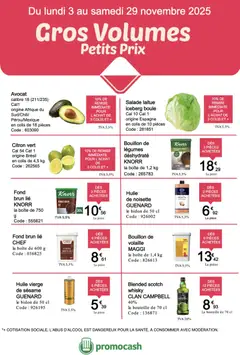 Prévisualisation de Catalogue du magasin Promocash formulaire valide 03/11/2025 | Page: 3