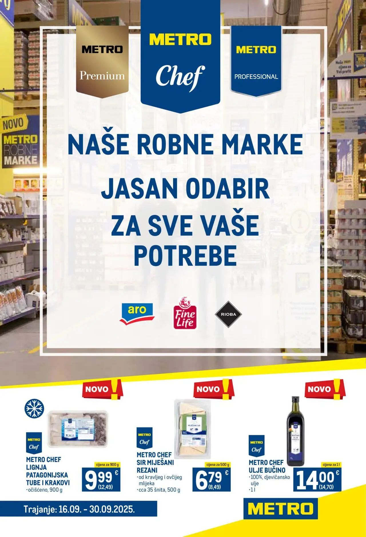 Metro aktualni Robne marke vrijedi od 16.09.2025 - tjedna akcija broj stranice 1
