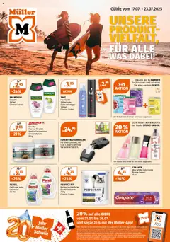 Vorschau des Merkblatts Aktionen vom Shop Müller gültig von 17.07.2025 bis 23.07.2025
