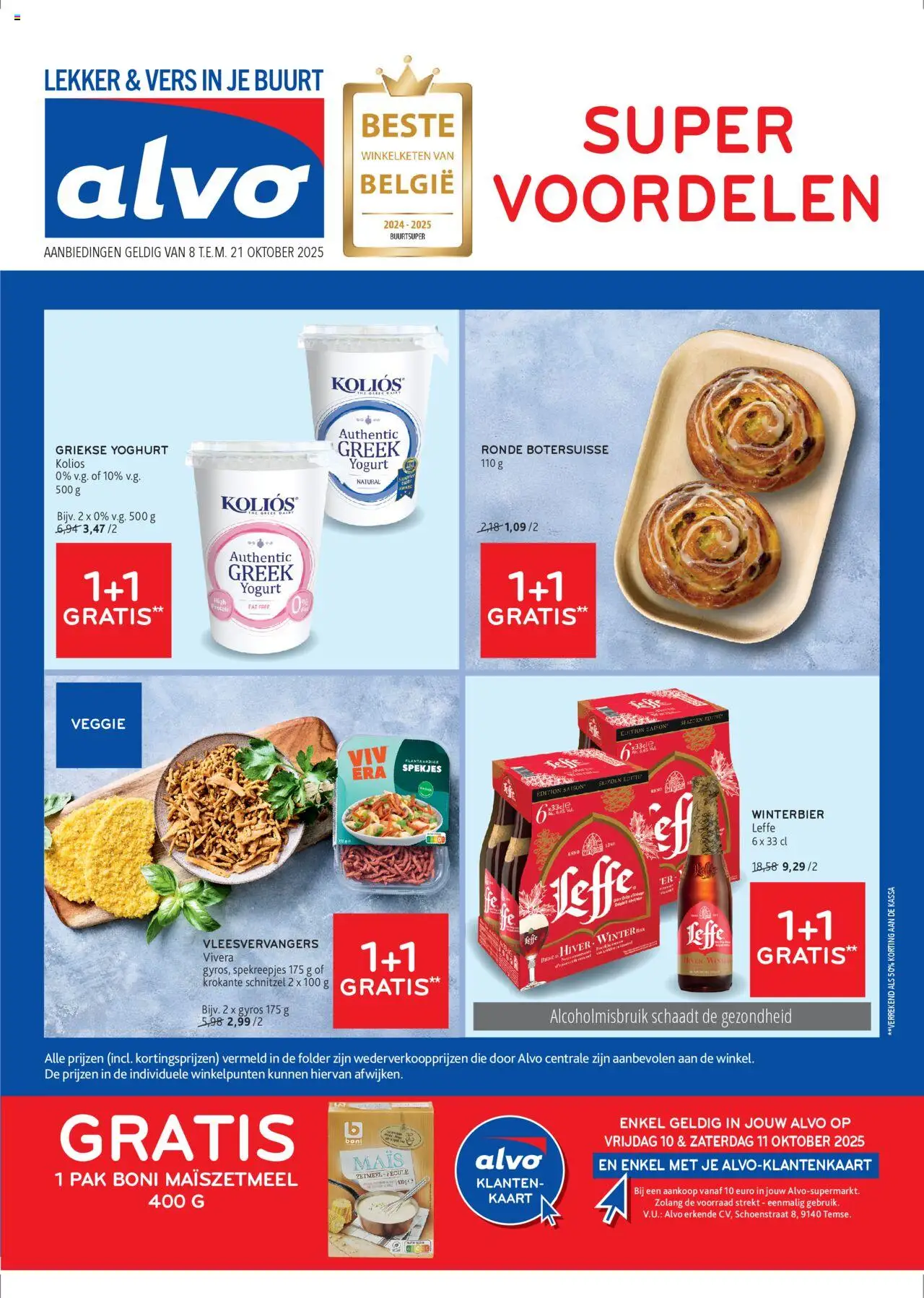 Alvo shop Folder geldig vanaf 08/10/2025 - Paginanummer 1