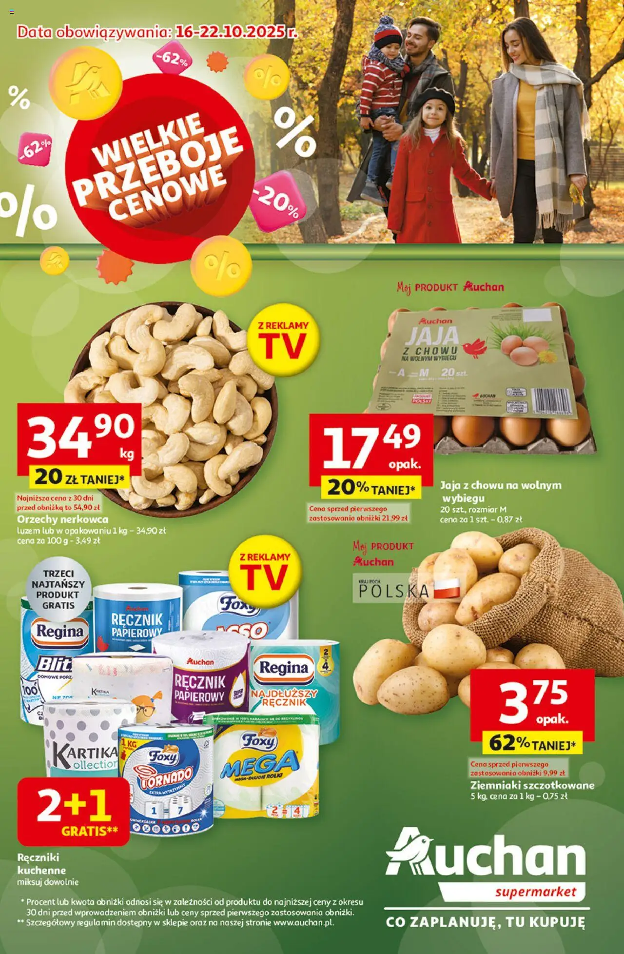 Auchan Gazetka od 16.10.2025 - Nowa Gazetka - Numer strony 1