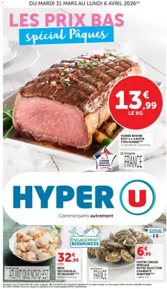 Prévisualisation de Hyper U - Pâques à prix bas du magasin Hyper U formulaire valide 31/03/2026