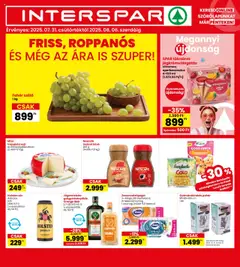 Interspar - Akciós újság Interspar megtekintése, amely érvényes 2025.07.31.-től
