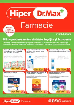 Previzualizarea de cataloage: Dr.Max Catalog - Hiper-farmacii valabil de la 01.11.2025