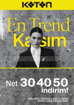Koton Black Friday 31.10.2025 - Broşürünün önizlemesi