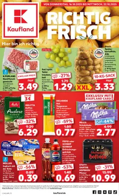 Vorschau von dem Prospekt des Geschäftes Kaufland, gültig ab dem 16.10.2025