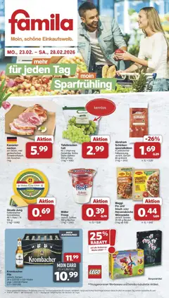 Vorschau von dem Prospekt des Geschäftes Famila Nordwest, gültig ab dem 23.02.2026