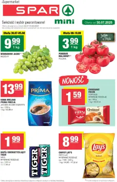 Pogląd gazetki "Spar Mini" ze sklepu Spar ważnej od 30.07.2025