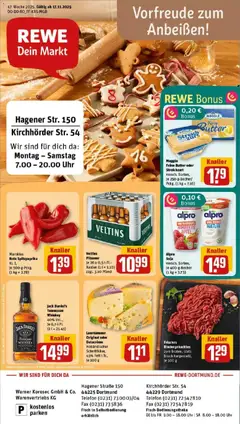 Vorschau von dem Prospekt des Geschäftes Rewe, gültig ab dem 17.11.2025