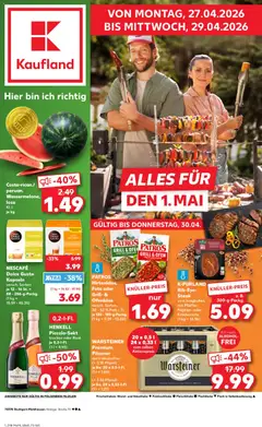 Vorschau von dem Prospekt des Geschäftes Kaufland, gültig ab dem 27.04.2026
