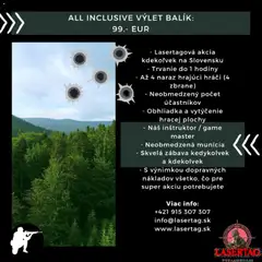 Náhľad lasertag.sk letáku platného od 18.12.2025