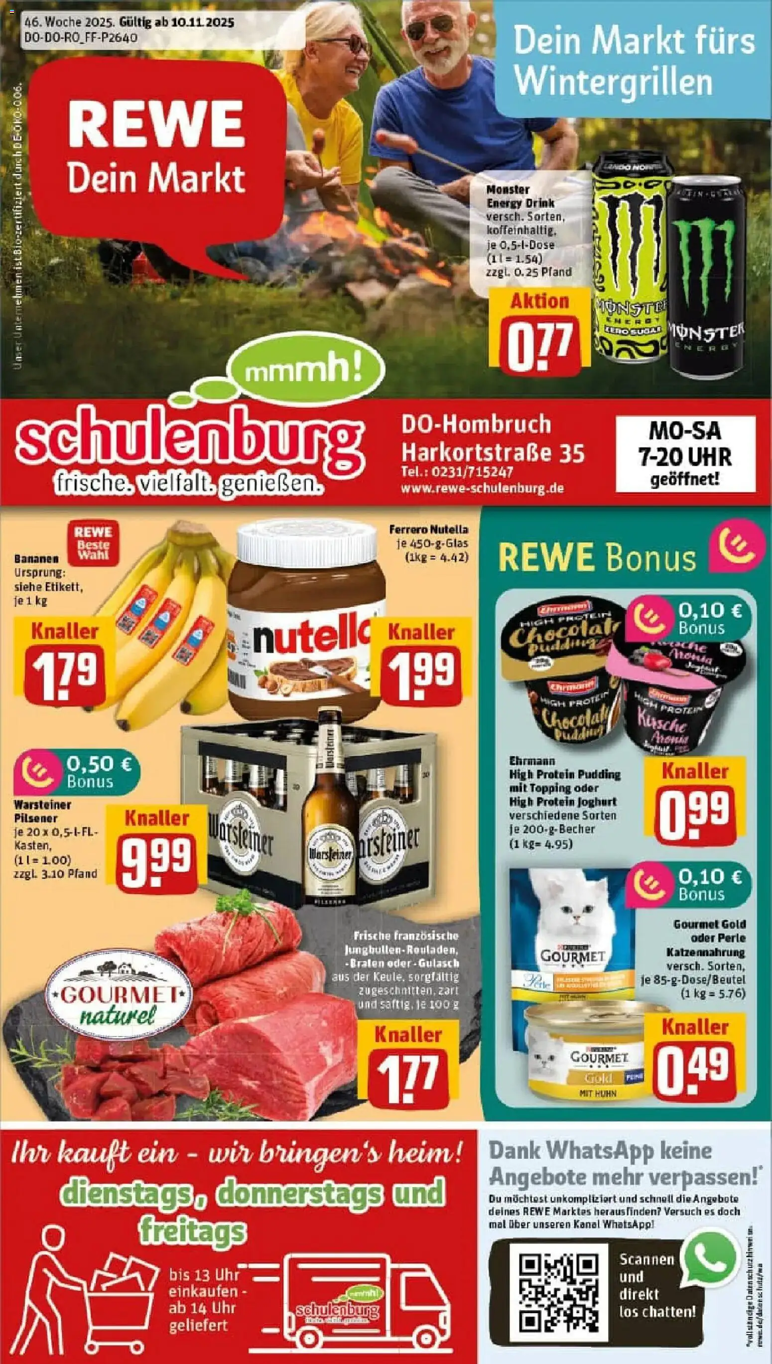 Vorschau von dem Prospekt des Geschäftes Rewe, gültig ab dem 10.11.2025