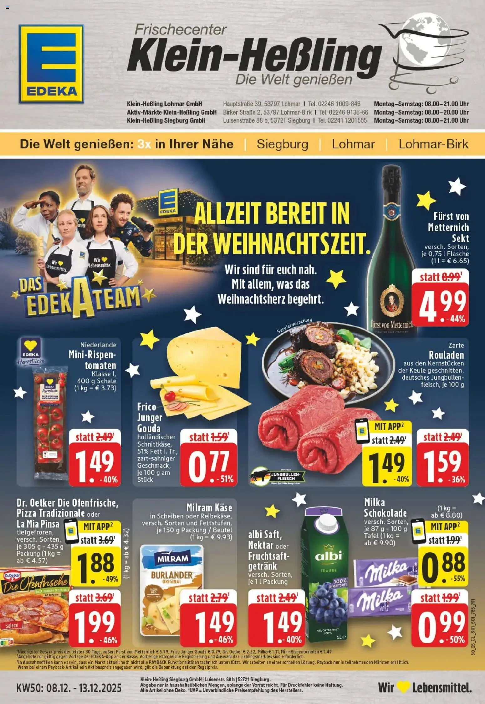Vorschau von dem Prospekt des Geschäftes Edeka, gültig ab dem 07.12.2025