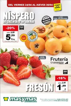 Vista previa del folleto de la tienda Masymas válido desde el 24/04/2026 