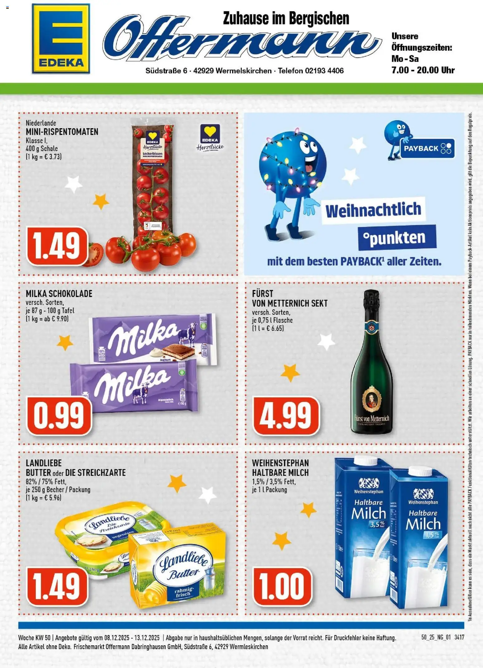 Vorschau von dem Prospekt des Geschäftes Edeka, gültig ab dem 07.12.2025