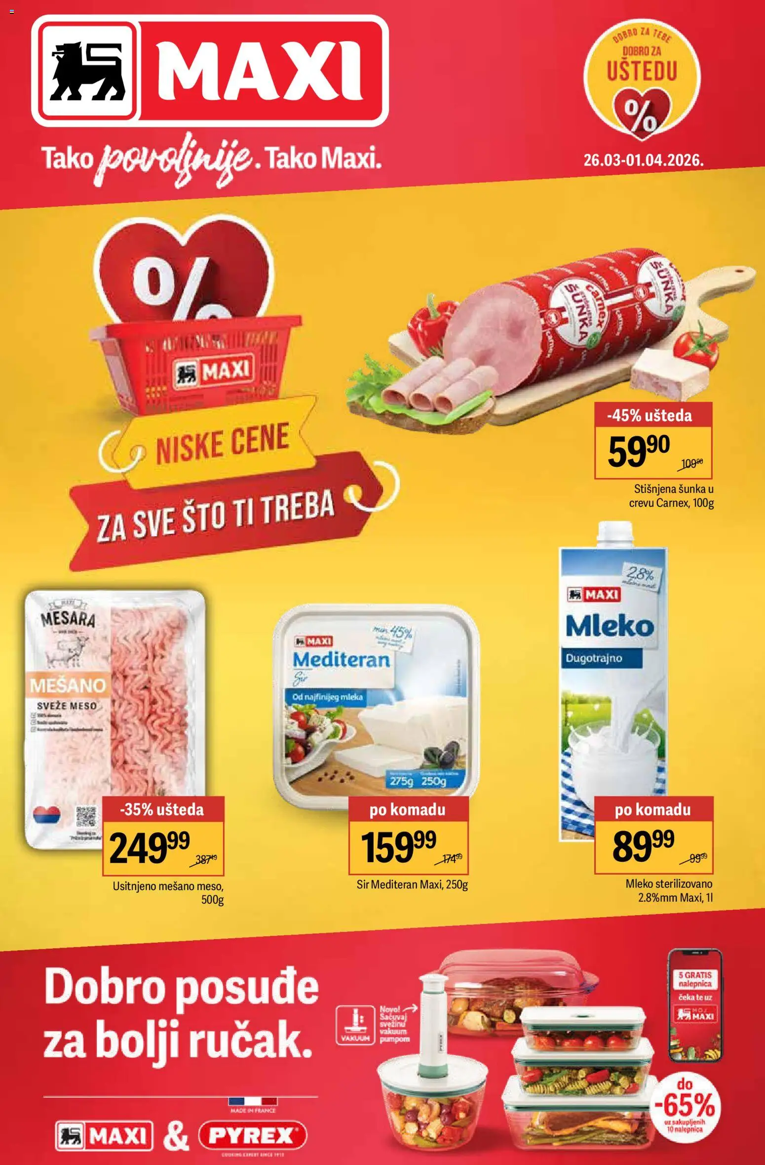 Pregled Maxi kataloga - važi od 26.03.2026